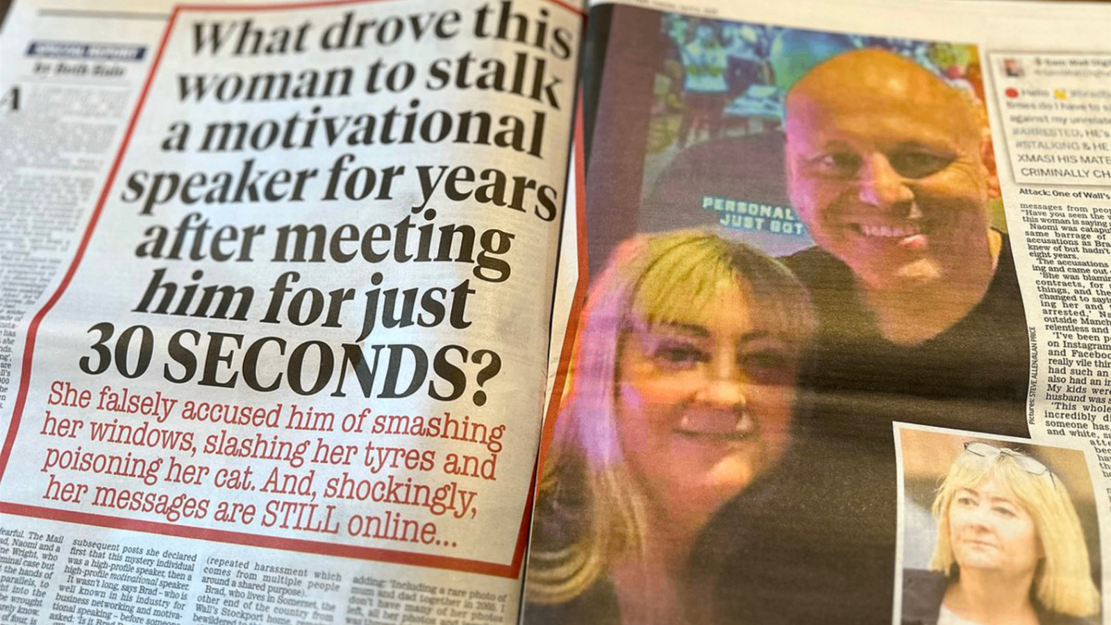Brad Daily Mail Stalker Feature