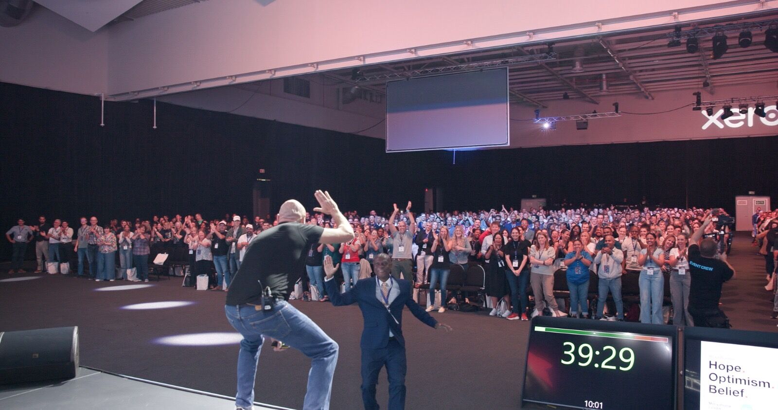 Standing ovation at Xero