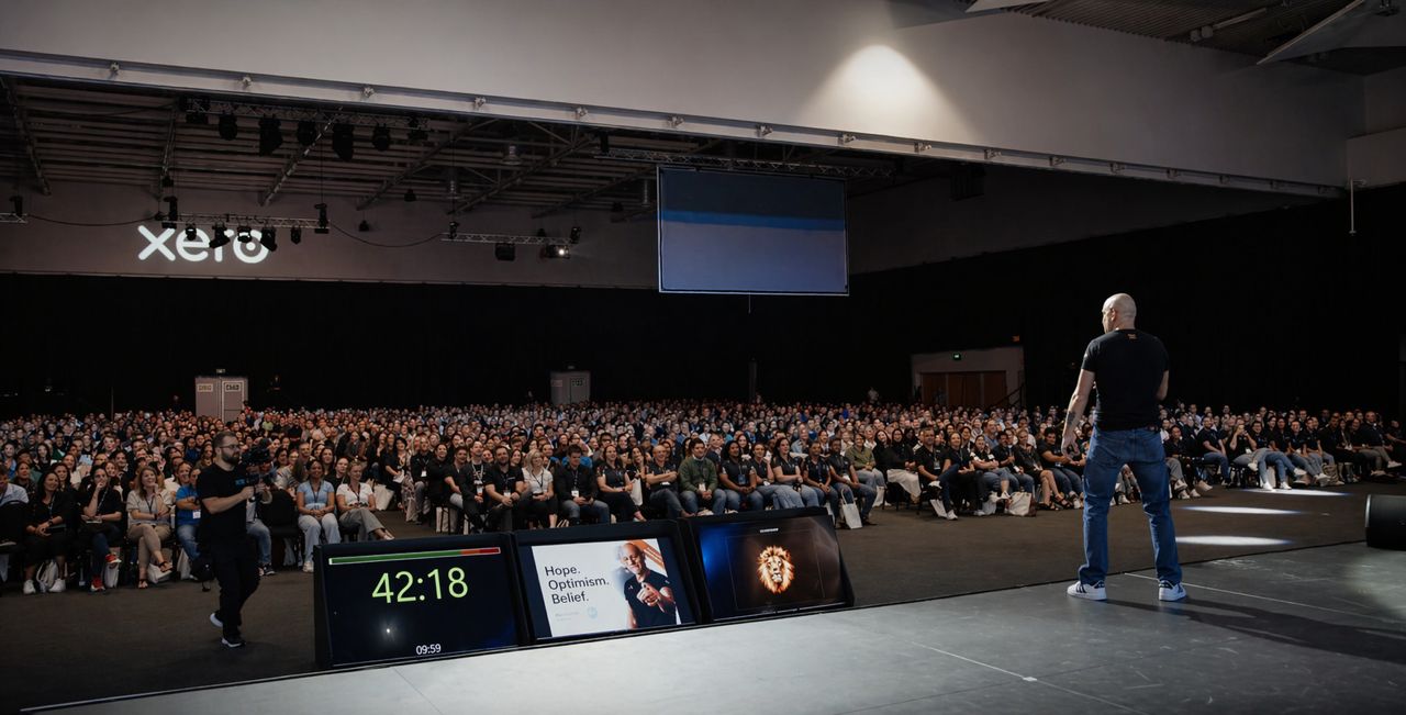 Brad Xero Stage Hope Optimism Belief