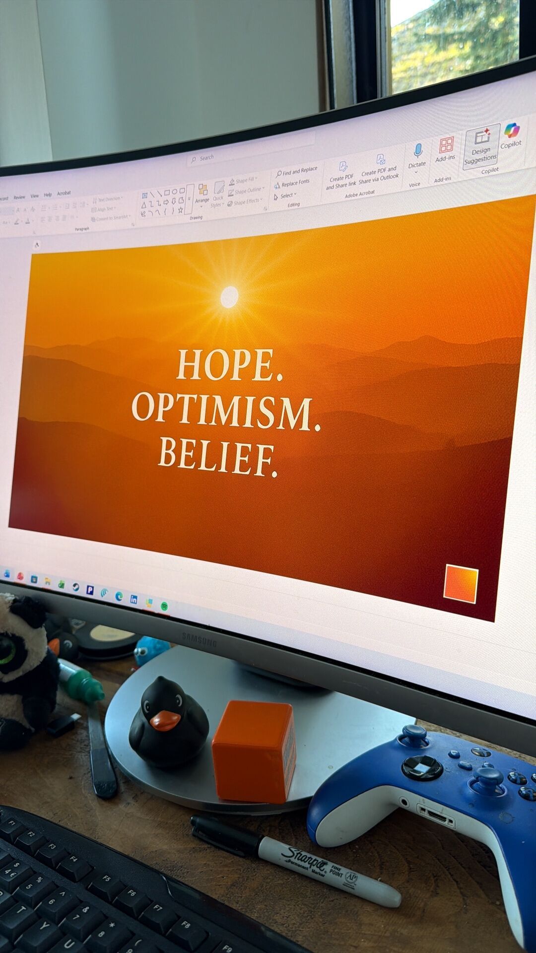 Hope Optimism Slide